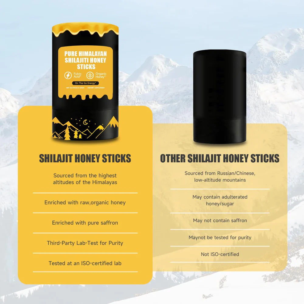 Shilajit Honey Sticks